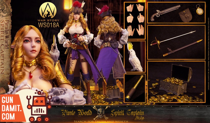 War Story 1/6 WS018A Spirit Captain Elsa Pirate Figure | GunDamit.com