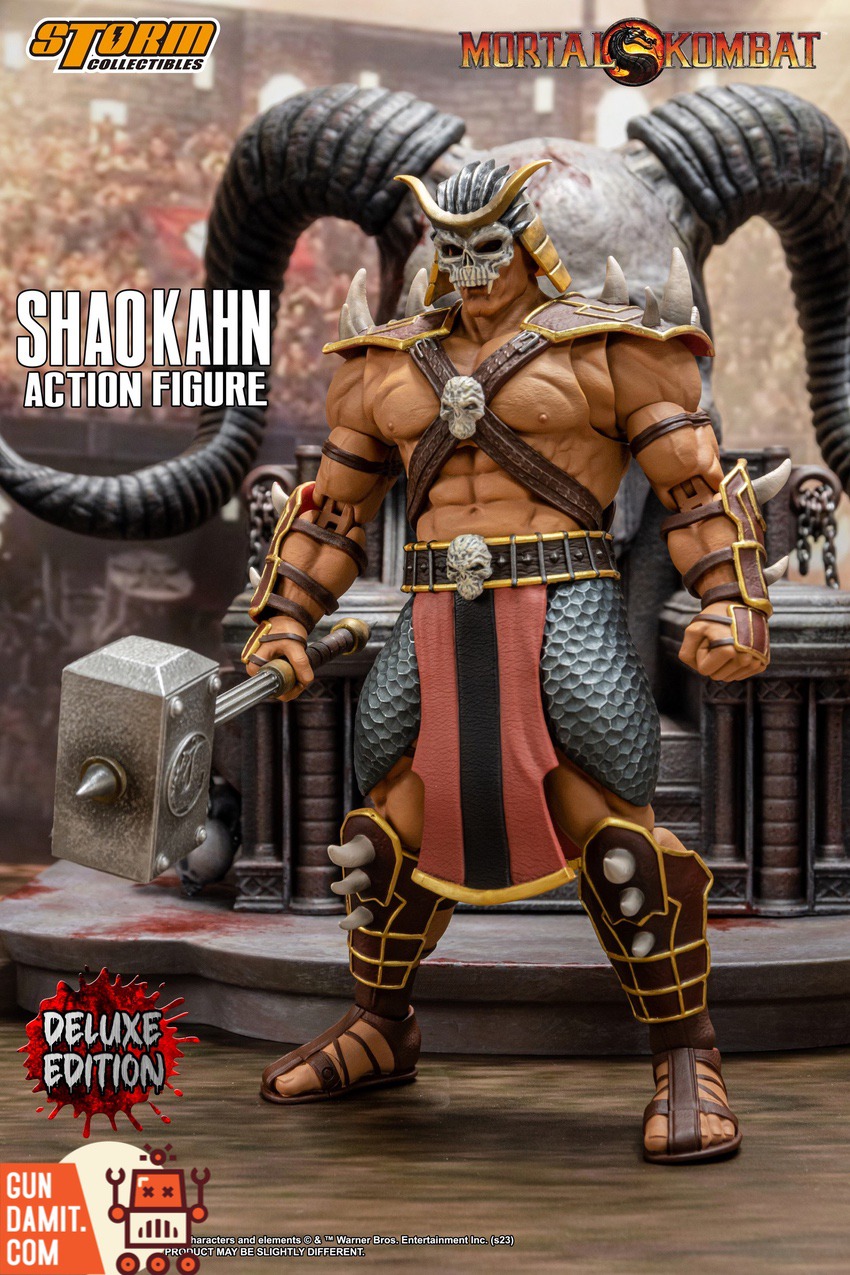 Storm Toys 1/12 Mortal Kombat Shao Kahn Deluxe Version