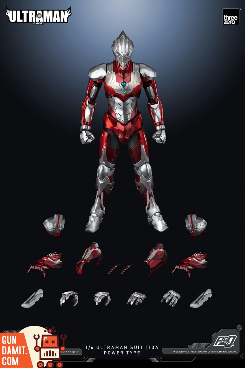 Threezero 1/6 FigZero Ultraman Suit Tiga Power Type | GunDamit.com