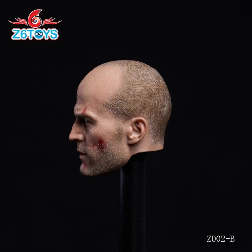 1/6 ヘッドセット2 Z6TOYS 1/6 Z002AB Super Tough Guy Changeable Head Sculpts