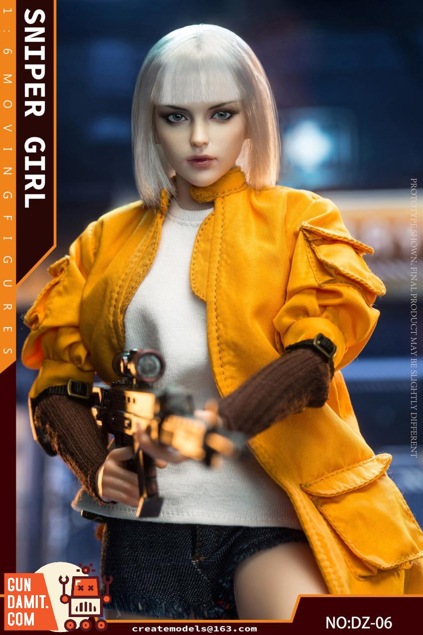 Createmodels 1/6 DZ-06 Sniper Girl Lan | GunDamit.com