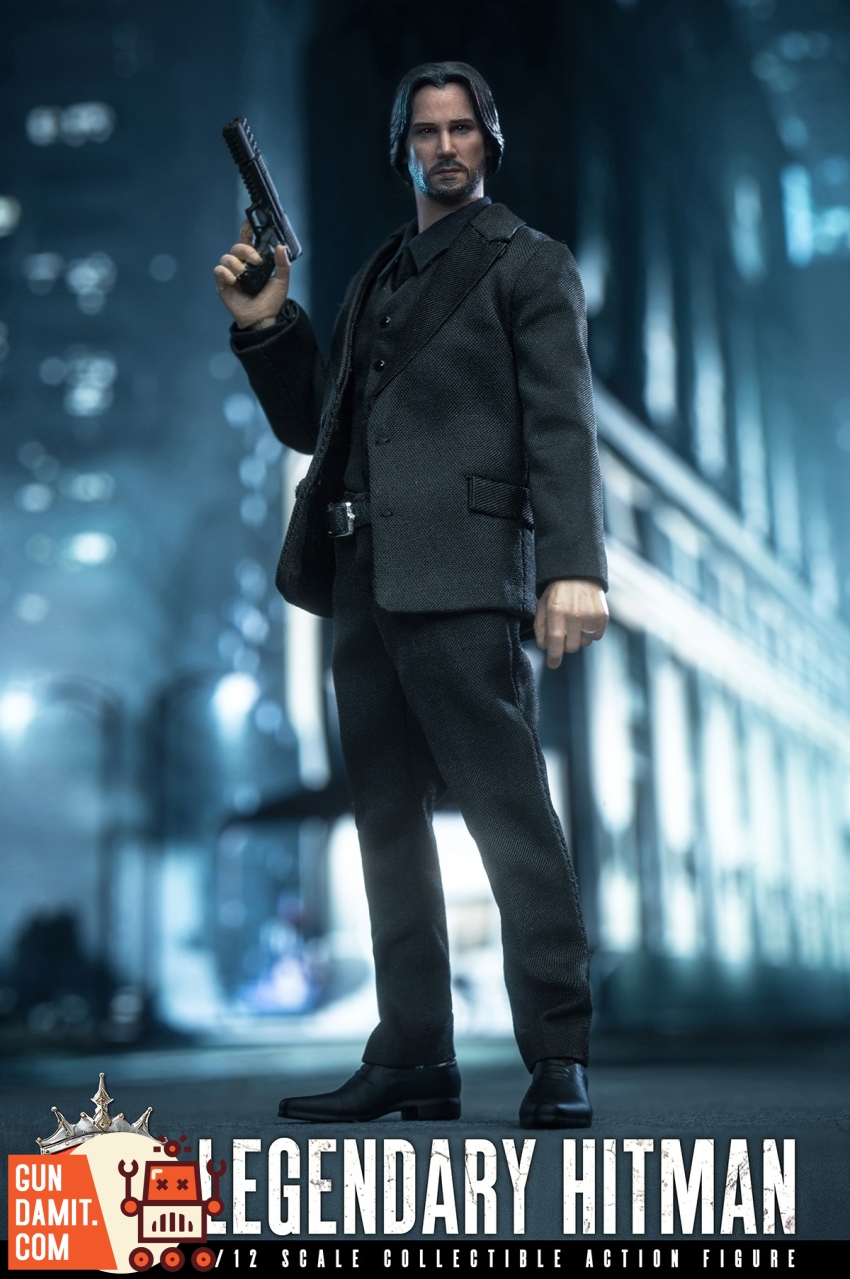 Kingdom KD-9001 John wick 1/12 ジョン ウィック Kingdom KD-9001 1/12 Men Soldier John Wick Killer Keanu