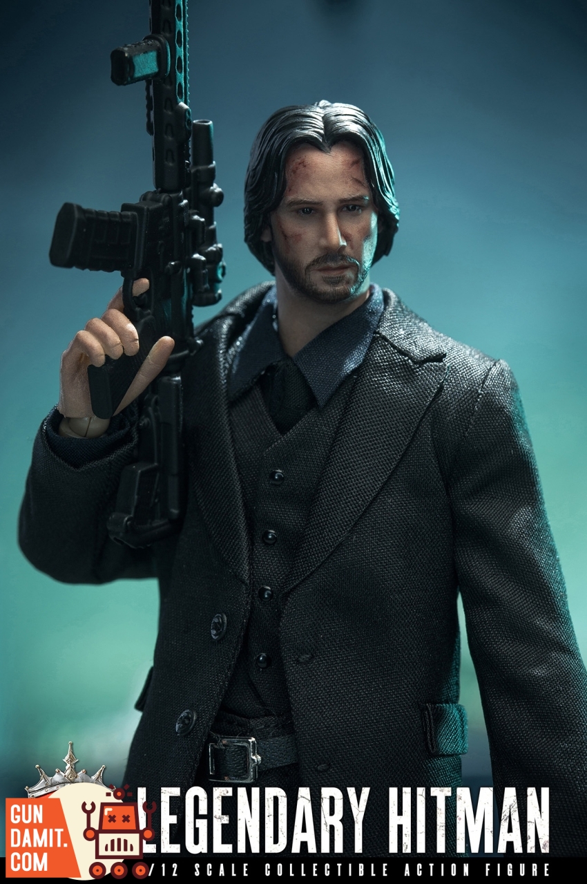 Kingdom KD-9001 John wick 1/12 ジョン ウィック Kingdom 1/12 KD-9001 John Wick Legendary Hitman - Gundamit