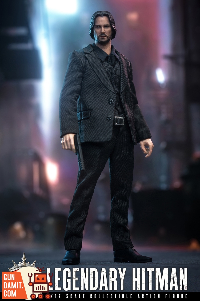 Kingdom KD-9001 John wick 1/12 ジョン ウィック Kingdom KD-9001 John wick 1/12 ジョン ウィック - メルカリ