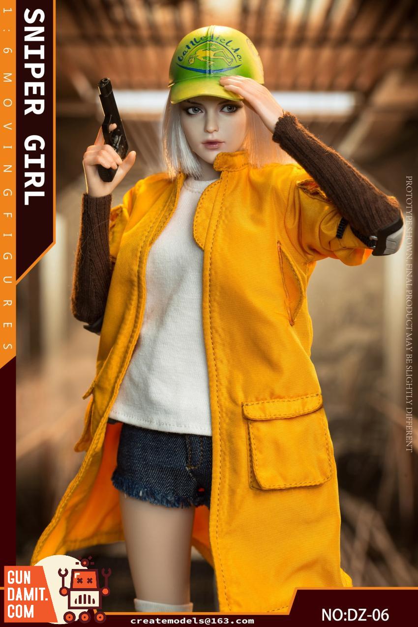 Createmodels 1/6 DZ-06 Sniper Girl Lan | GunDamit.com