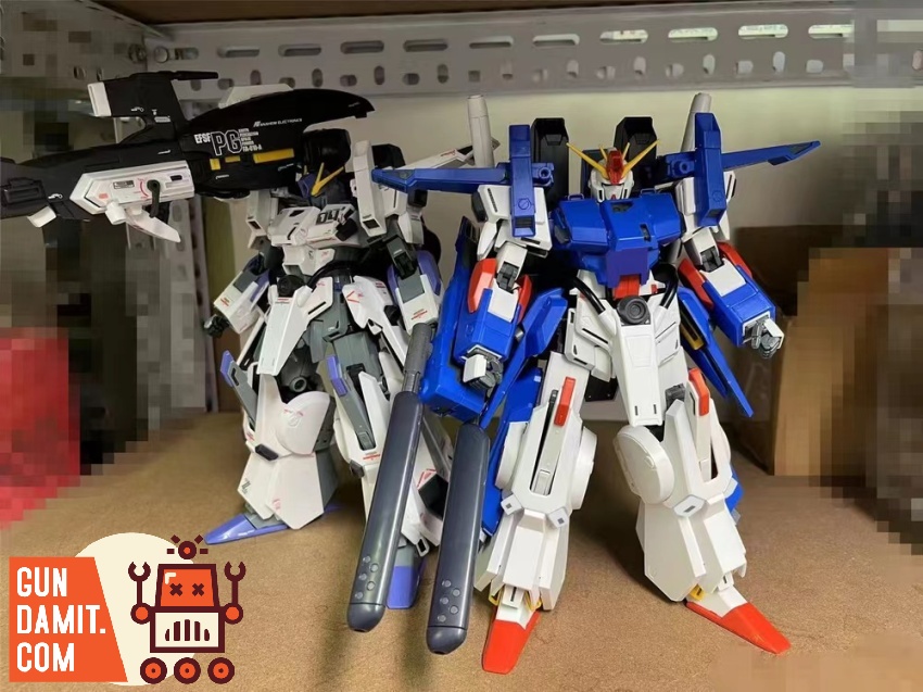 AA Model 1/100 FAZZ ver. Ka Blue w/ Decal MG Kit | GunDamit.com