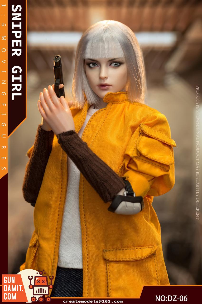 Createmodels 1/6 DZ-06 Sniper Girl Lan | GunDamit.com