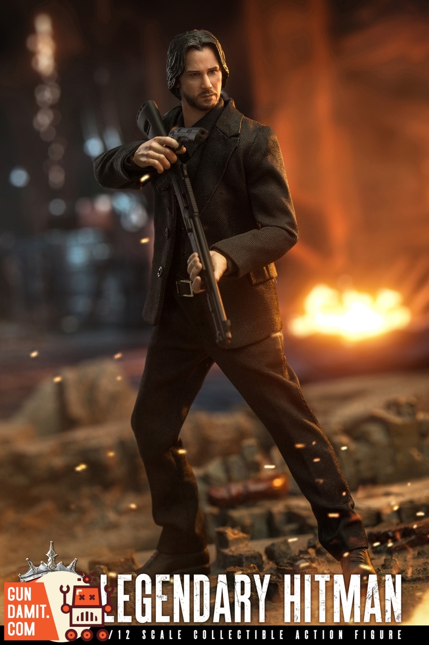 Kingdom KD-9001 John wick 1/12 ジョン ウィック Kingdom 1/12 KD-9001 John Wick Legendary Hitman | GunDamit.com