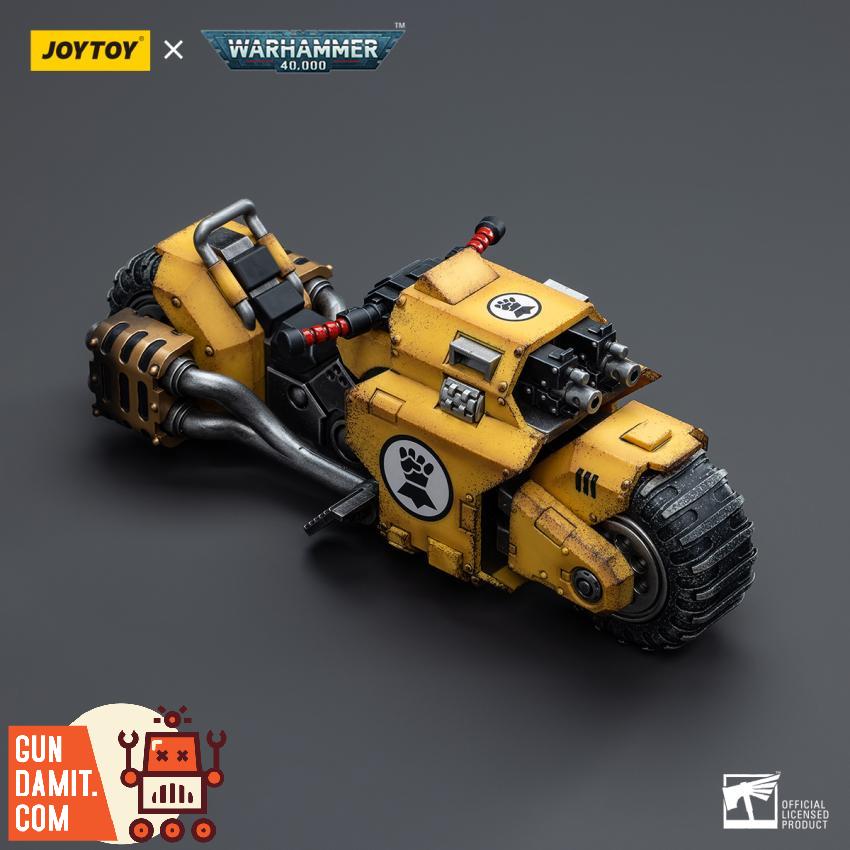 JoyToy Source 1/18 Warhammer 40K Imperial Fists Raider Pattern Combat Bike