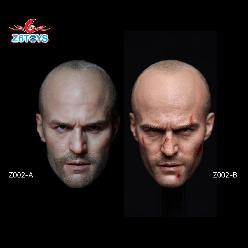 [Pre-Order] Z6TOYS 1/6 Z002AB Super Tough Guy Changeable Head Sculpts Set of 2