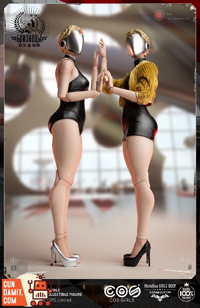 Onetoys 1/6 CG002 Cosgirl The Twin Sisters Set Of 2