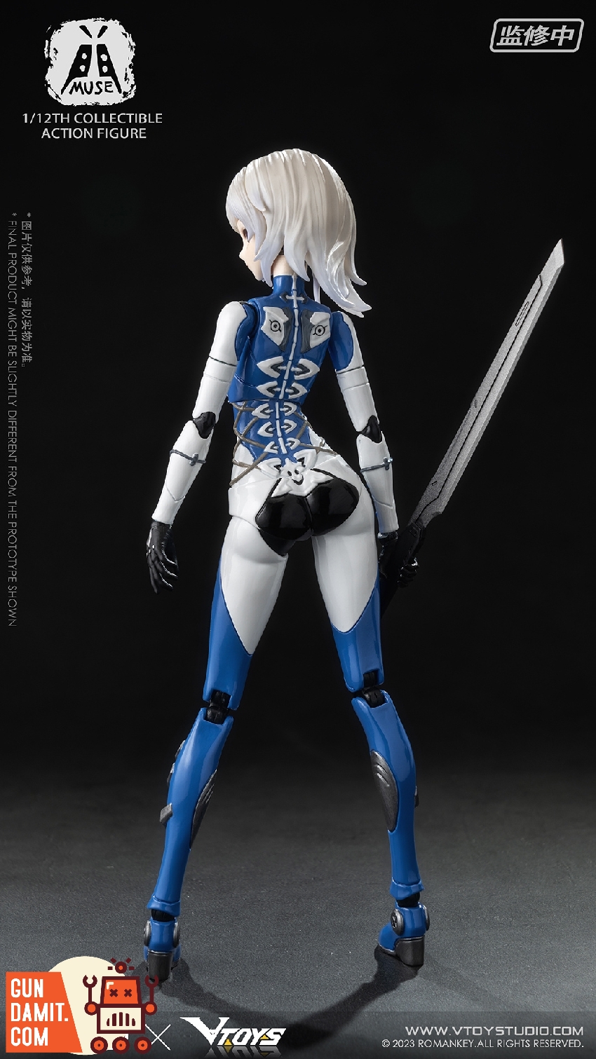 Romankey x VTOYS 1/12 POT-0001 MUSE Figure | GunDamit.com
