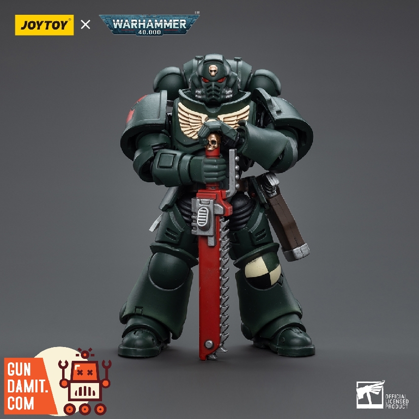 JoyToy Source 1/18 Warhammer 40K Dark Angels Intercessors Sergeant Caslan