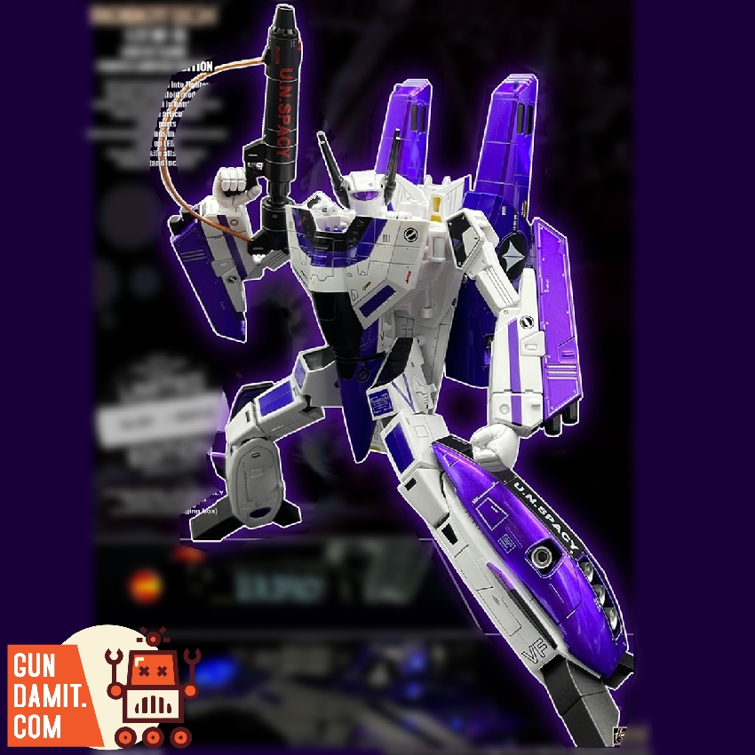 KitzConcept 1/72 Macross VF-1S God of Flame Purple Limited Edition w/ Fast Pack Armor