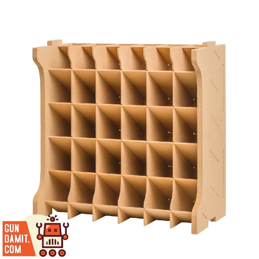 Chick Master K9 Wooden Model Paint Rack Organizer