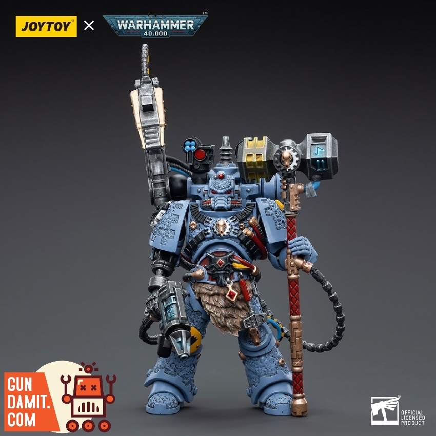 JoyToy Source 1/18 Warhammer 40k Space Wolves Iron Priest Jorin Fellhammer