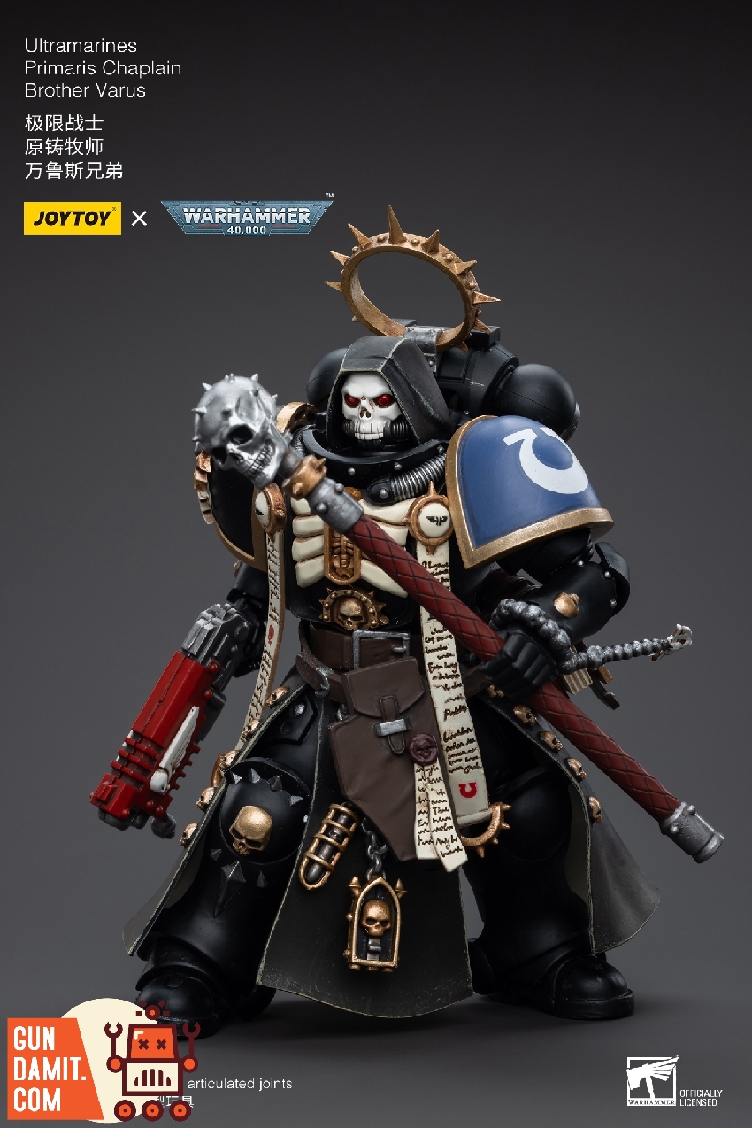 JoyToy JT5567 1/18 WH40K Ultramarines Chaplain Varu | GunDamit.com