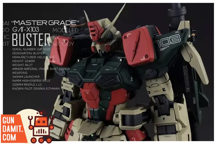 Daban 1/100 6616 MG Buster Gundam GAT-X103 Model Kit | GunDamit.com