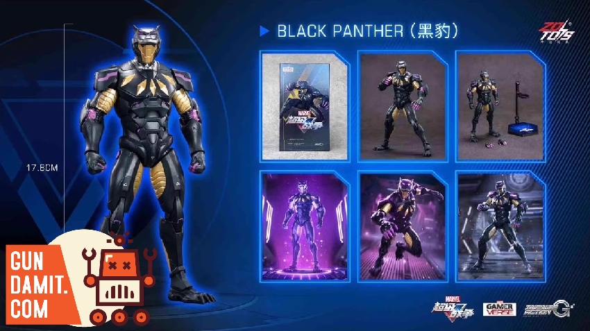 ZT Toys Marvel Super War 1/10 Black Panther Figure | GunDamit.com