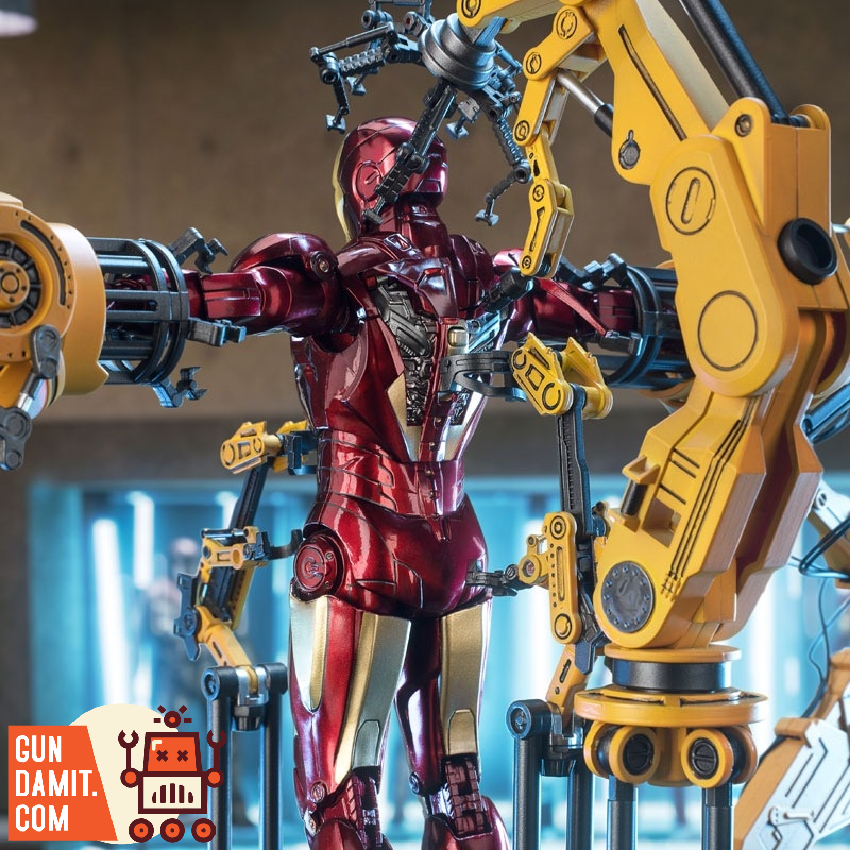 ZT Toys 1 10 Iron Man Mark 4 w Suit Up Gantry Action Figure Set Gundamit Store