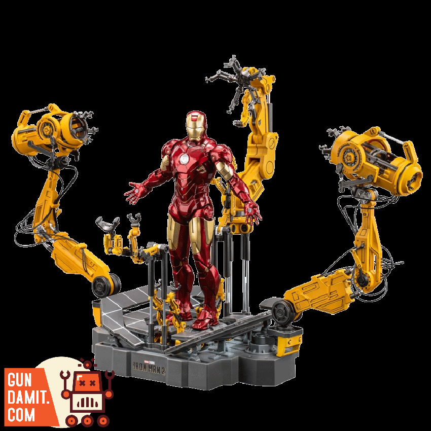 ZT Toys 1/10 Iron Man Mark 4 w/ Suit-Up Gantry Action Figure