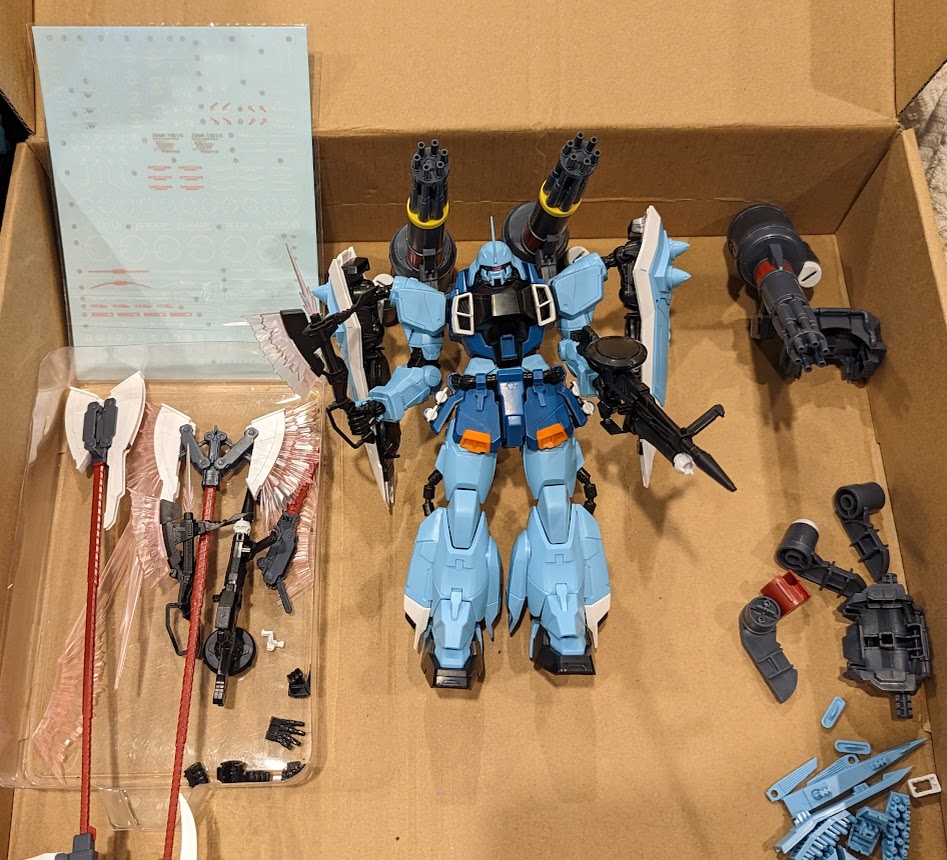 Phantom Model 1/100 MG ZGMF-1001/K Slash ZAKU Phantom Blue