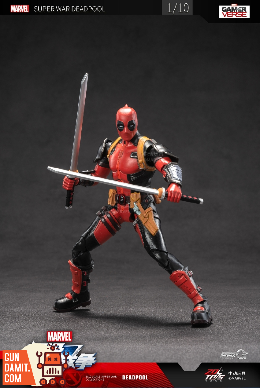 ZT Toys 1/10 1917-06 Marvel Super War Deadpool - GunDamit Store