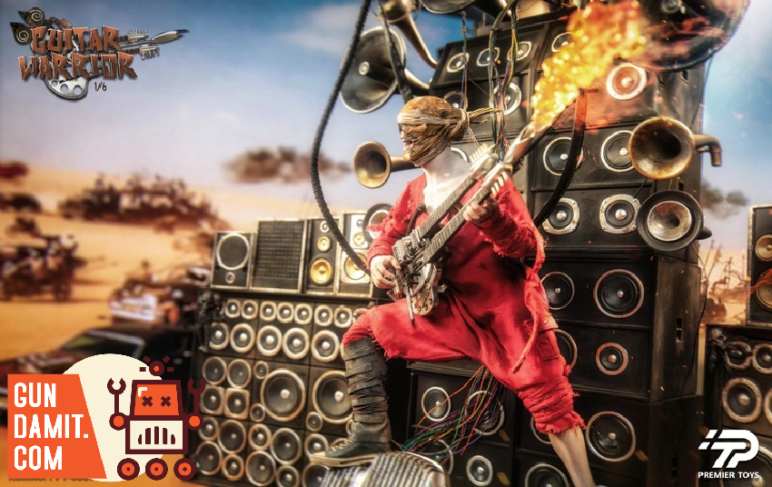 PREMIER TOYS 1/6 ギターワリアー 通常.ver PT0007 PREMIER TOYS 1/6 Guitar Warrior PT0007 Action Figure Model