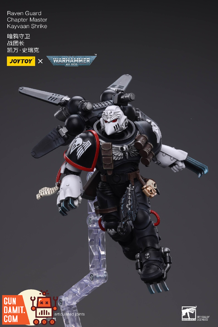 JoyToy Source 1/18 Warhammer 40K Raven Guard Chapter Master