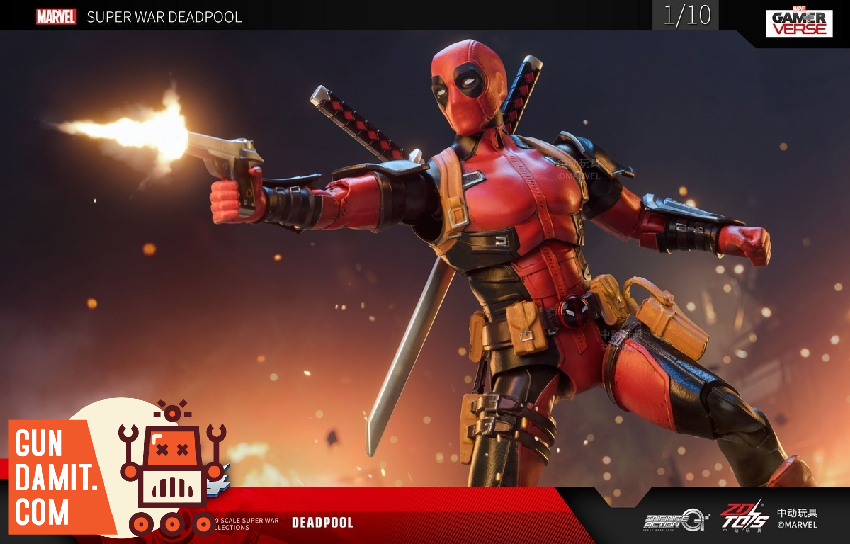 ZT Toys 1/10 1917-06 Marvel Super War Deadpool - GunDamit Store