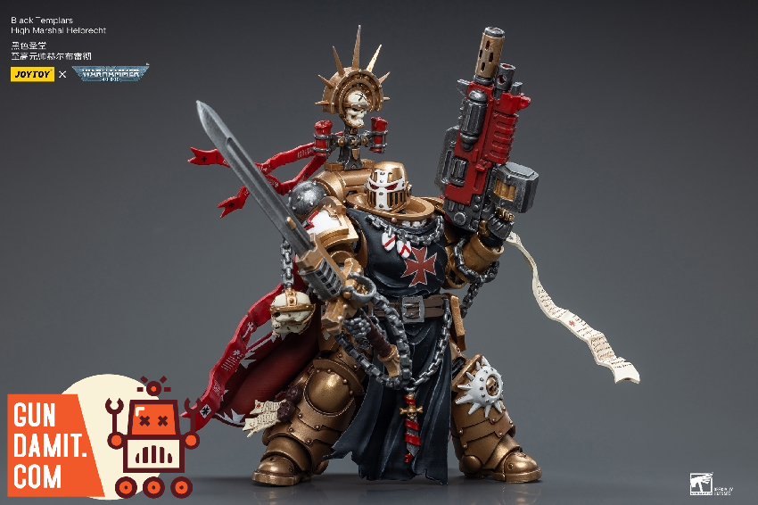 JoyToy JT6540 1/18 WH40K Black Templars Helbrecht | GunDamit.com
