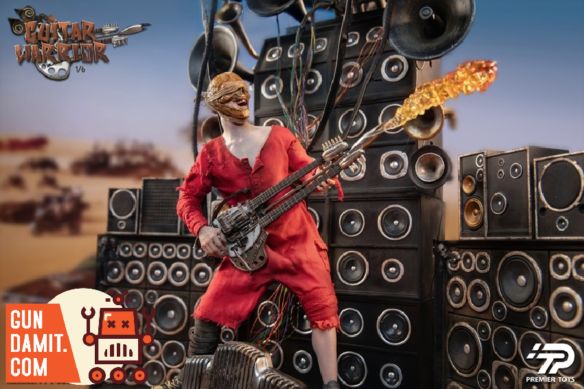 Premier Toys 1/6 PT0007A Mars Guitar Warrior Deluxe Version