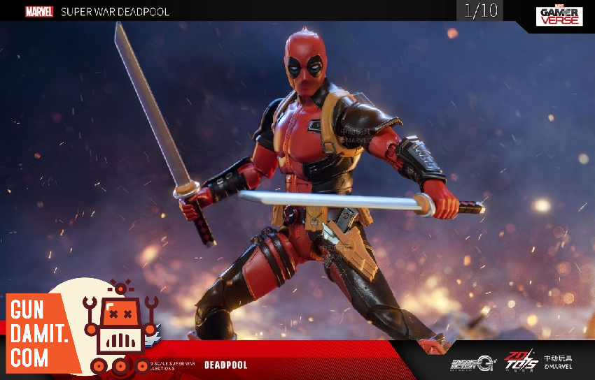 ZT Toys 1/10 1917-06 Marvel Super War Deadpool - GunDamit Store