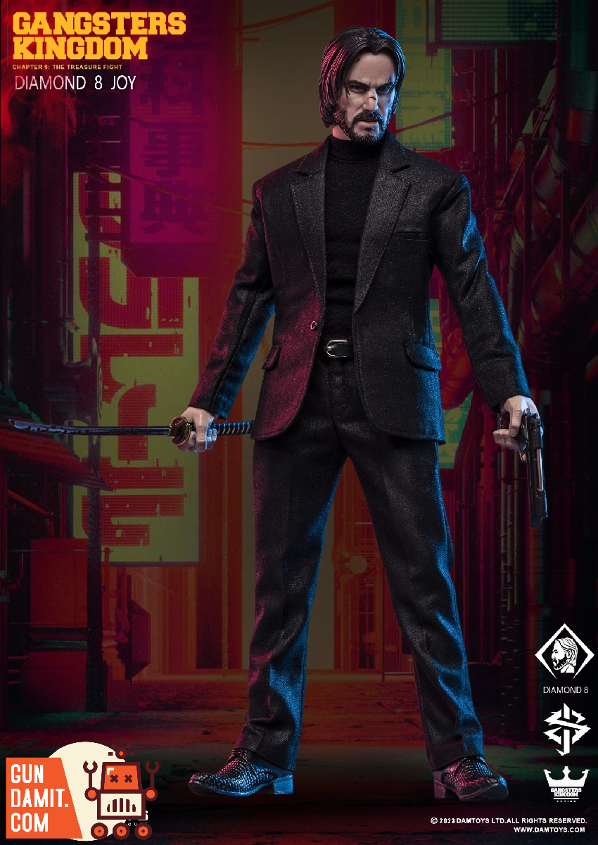 DAMTOYS GK028B Gangsters Kingdom Diamond 8 Suit Set | GunDamit.com