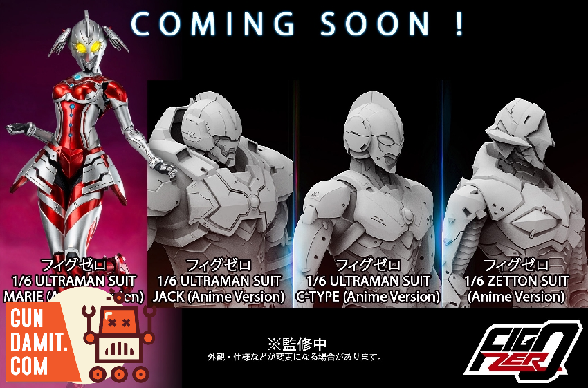 Threezero 1/6 Anime ULTRAMAN Final Season Figzero Ultraman Suit