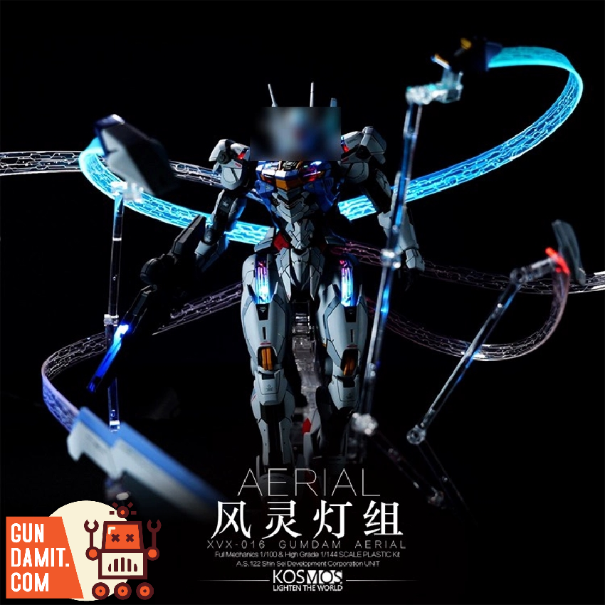 専用　Kosmos FM ガンダム・エアリアル用 RGB LEDユニットセット Kosmos RGB LED Unit for FM 1/100 XVX-016 Gundam Aerial Set B