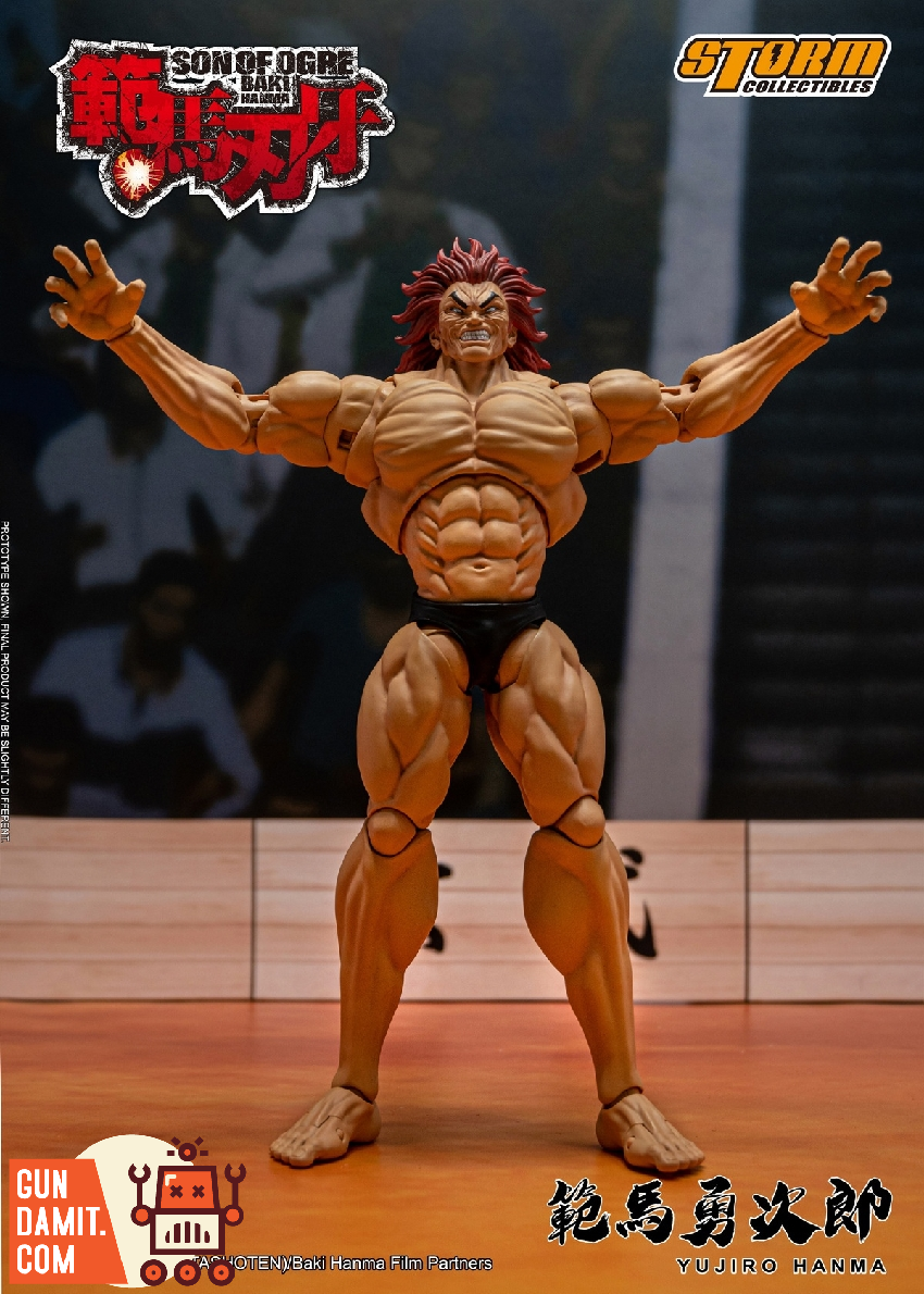 Storm Toys Baki Hanma: Son of Ogre KIBK02E Yujiro Hanma GunDamit