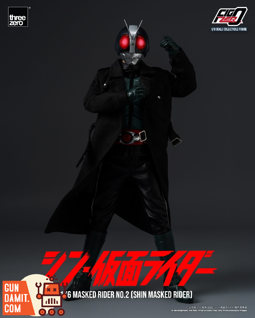Threezero 1/6 FigZero Shin Masked Rider Masked Rider No.2
