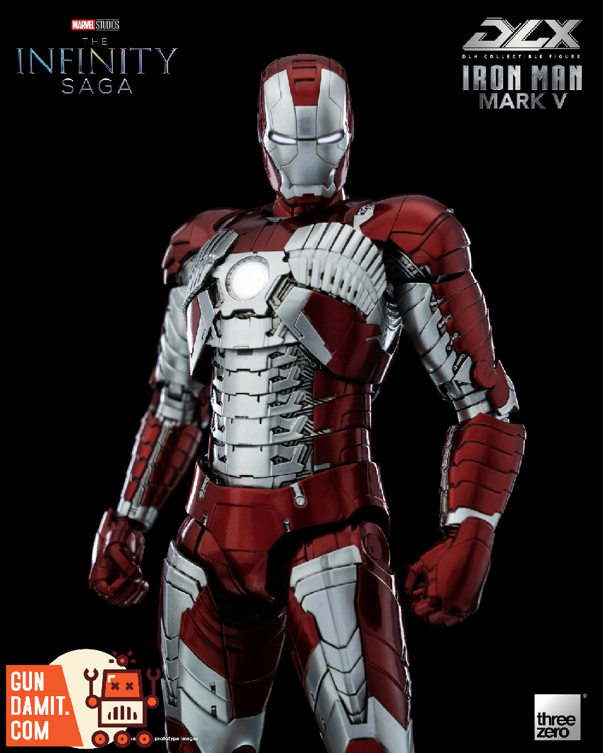 Threezero DLX Iron Man Mark 5 Infinity Saga Figure | GunDamit.com