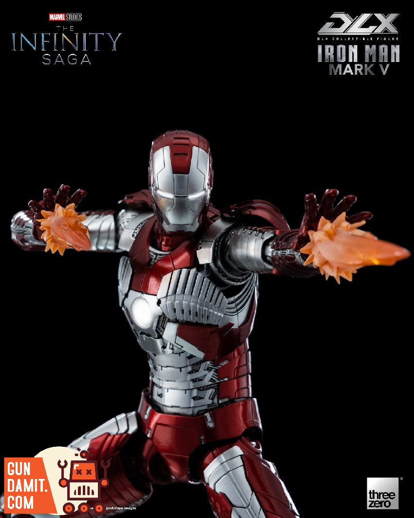 Threezero DLX Iron Man Mark 5 Infinity Saga Figure | GunDamit.com
