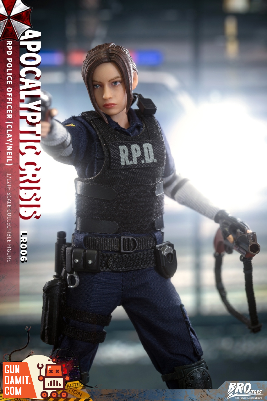 BROTOYS LR006 RPD Police 1/12ジル　クレア2体セット 1/12 Scale Brotoys LR006 Scale Claire Redfield & Jill