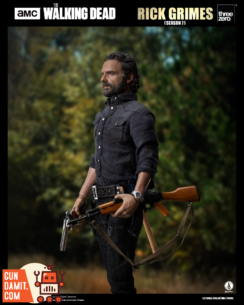 Threezero 1/6 Walking Dead S7 Rick Grimes Figure | GunDamit.com