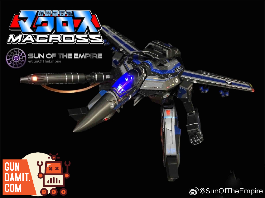 Kitzconcept 1/72 Macross VF-1S Dark Blue Version w/ Fast