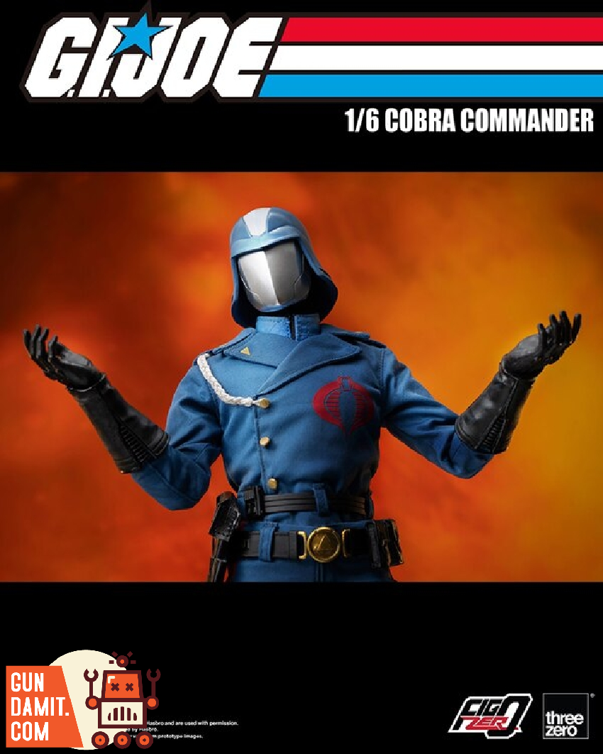 Threezero 1/6 FigZero G.I. Joe Cobra Commander - GunDamit Store