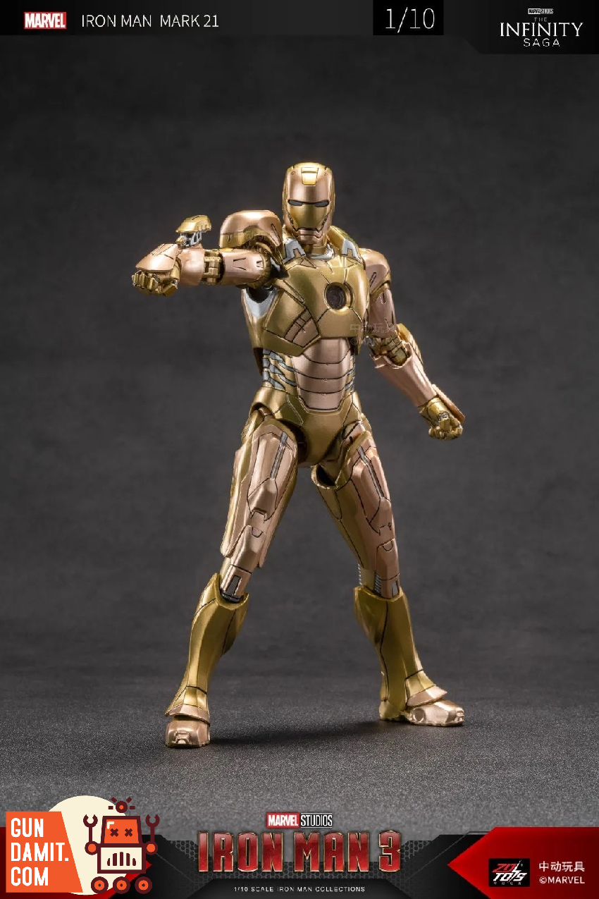ZT Toys 1/10 Marvel Iron Man Mark 21 Midas Figure | GunDamit.com