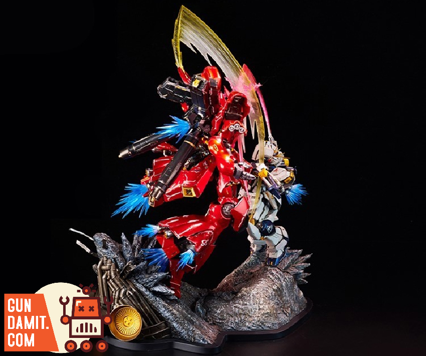 Bandai BN Figure DX Series RX-93 v Gundam Vs MSN-04 Sazabi