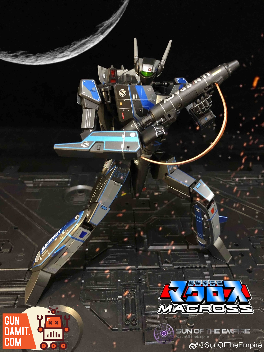 Kitzconcept 1/72 Macross VF-1S Dark Blue Version w/ Fast