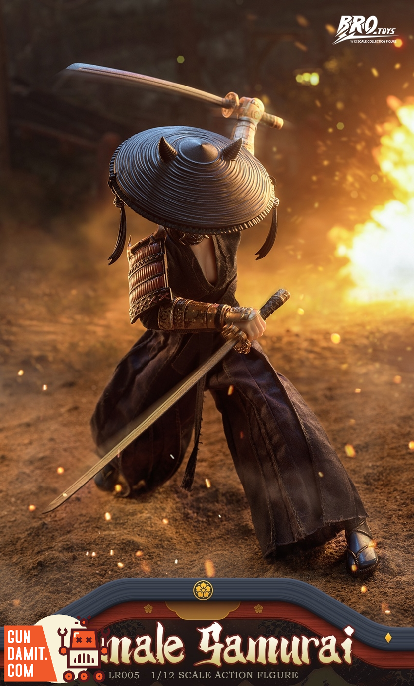 新品未開封 BROtoys『女性侍』1/12スケール アクションフィギュア Female Samurai BROTOYS 1/12 Scale Warrior Action Figure Collection