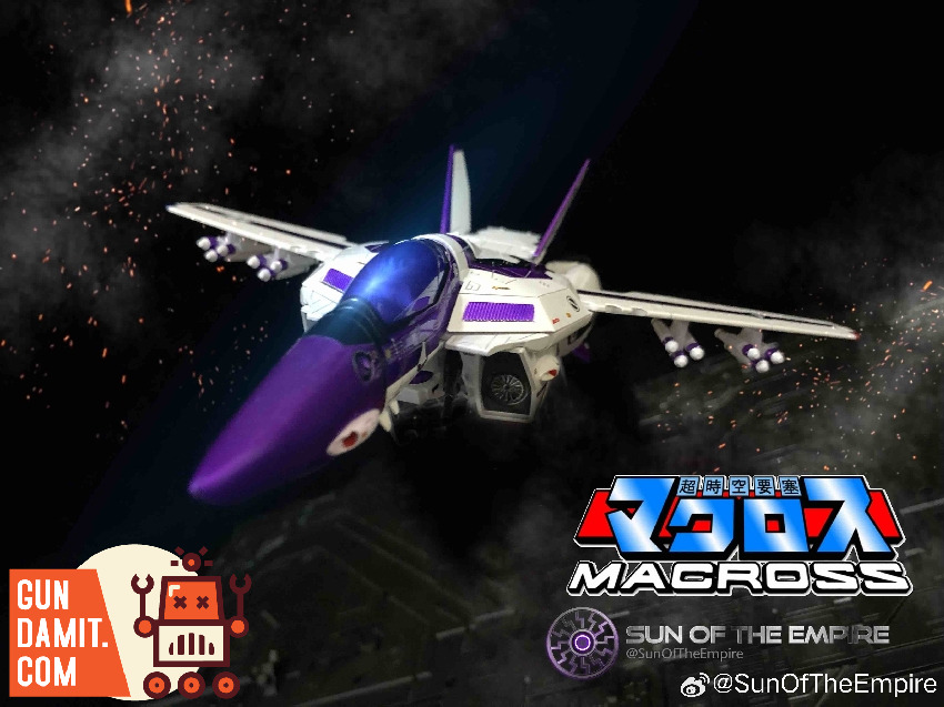 KitzConcept 1/72 Macross VF-1S God of Flame Purple Limited