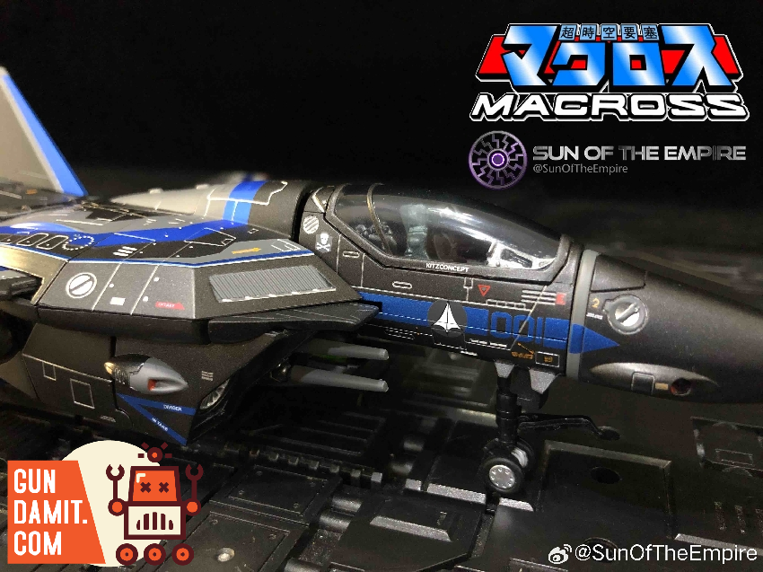 Kitzconcept 1/72 Macross VF-1S Dark Blue Version w/ Fast